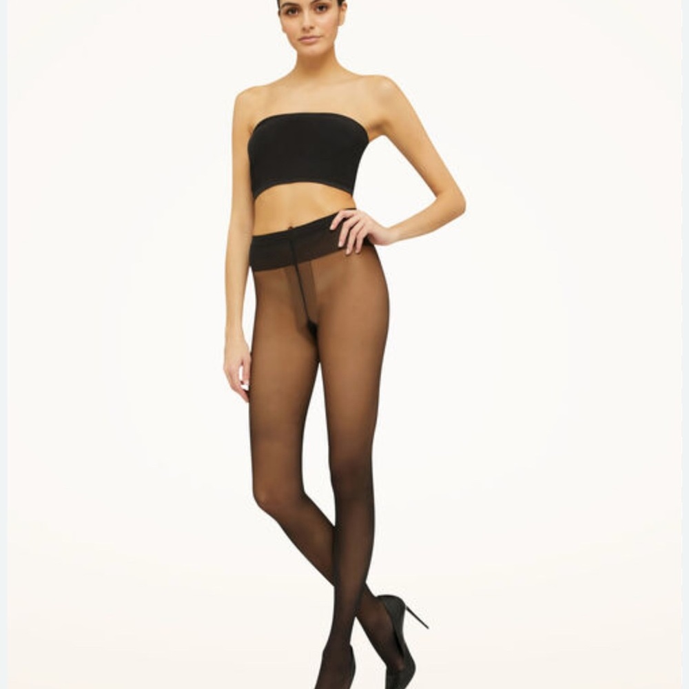Wolford NWT Individual 20 Tights Black (Sheer) size L